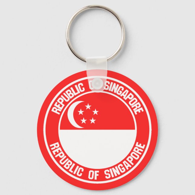 Chaveiro Emblema Ronda de Singapura (Frente)