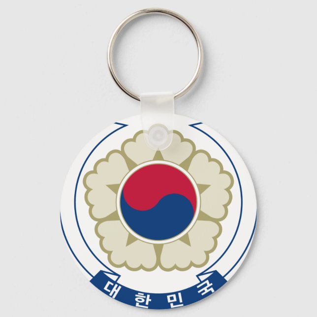Chaveiro emblema sul da coreia (Frente)