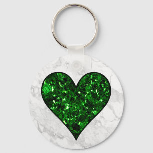 Chaveiro Emerald Gem Heart