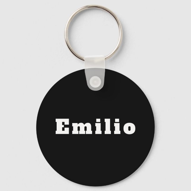 Chaveiro Emilio schwarz weiß (Frente)