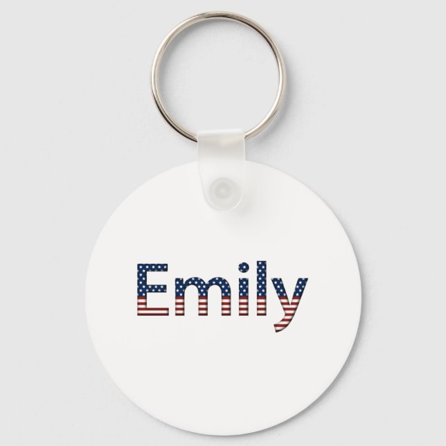 Chaveiro Emily Stars and Stripes (Frente)