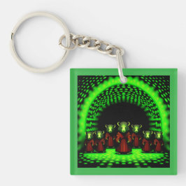 Chaveiro Emissário da alienígena a caminho do portal