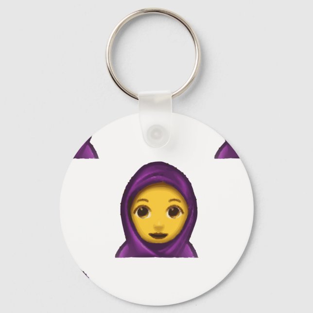 Chaveiro emoji hajib (Frente)
