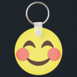 Chaveiro Emoji Smiling Bonito<br><div class="desc">Sorrindo Emoji. Emoji art Versão 2 de EmojiOne. Licenciado sob Creative Commons (CC-BY 4.0).</div>