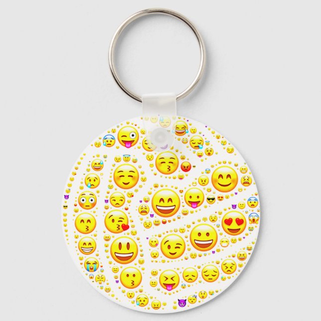 Chaveiro Emoji Theme Netball Design (Frente)