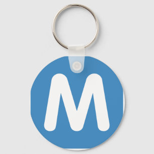 Chaveiro Emoji Twitter - Letter M