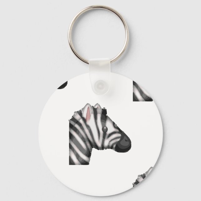 Chaveiro emoji zebra (Frente)