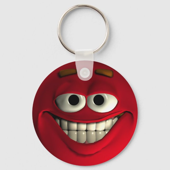 Chaveiro Emoticon Red (Frente)