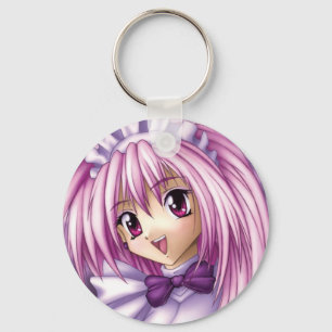 Chaveiro Empregada doméstica bonito da menina do Anime