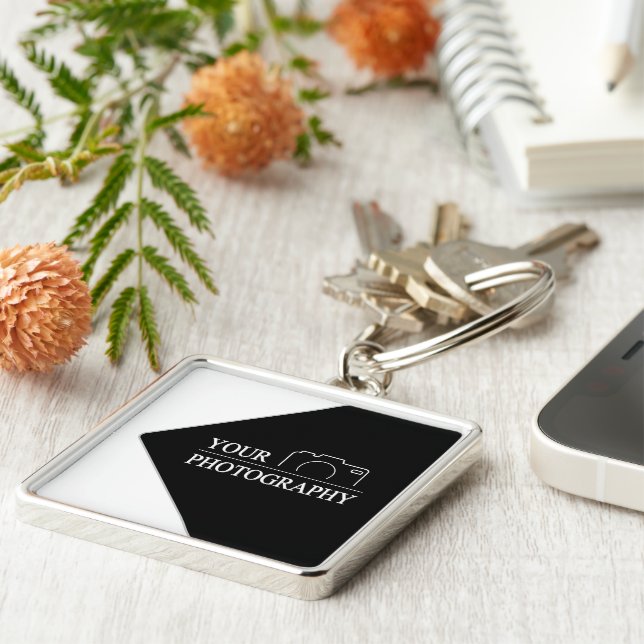 Chaveiro Empresa Modelo personalizada de negócios Crie seu (Lateral)