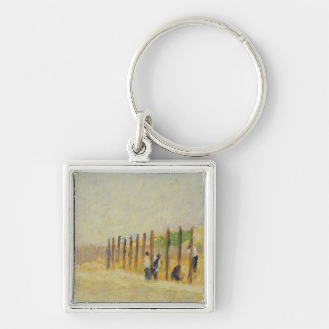 Chaveiro Empurrando os Pólos, c.1882 (óleo em canvas) (Frente)