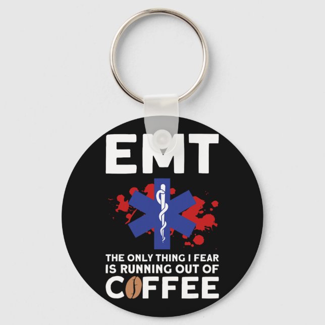 Chaveiro Emt Café - Engraçado Emt Halloween (Frente)
