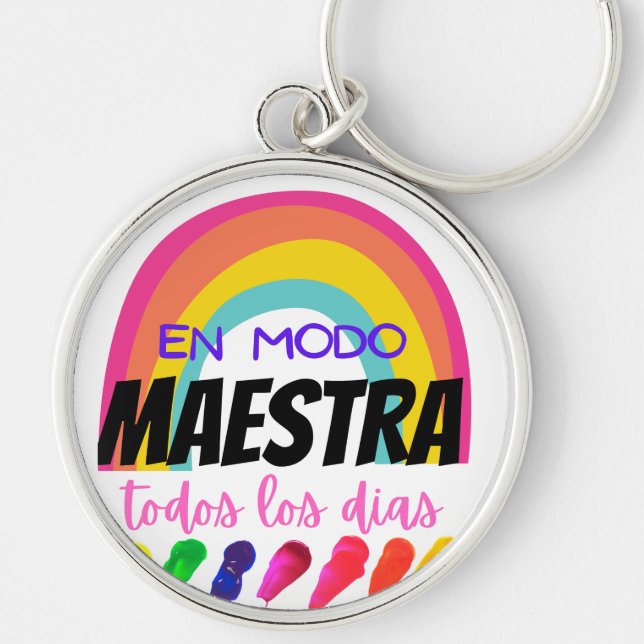 Chaveiro En modo maestra Todos los dias (Frente)