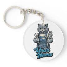 Encanador Gato Scottish Fold Fofo Personalizado