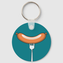 Chaveiro Enchido num garfo