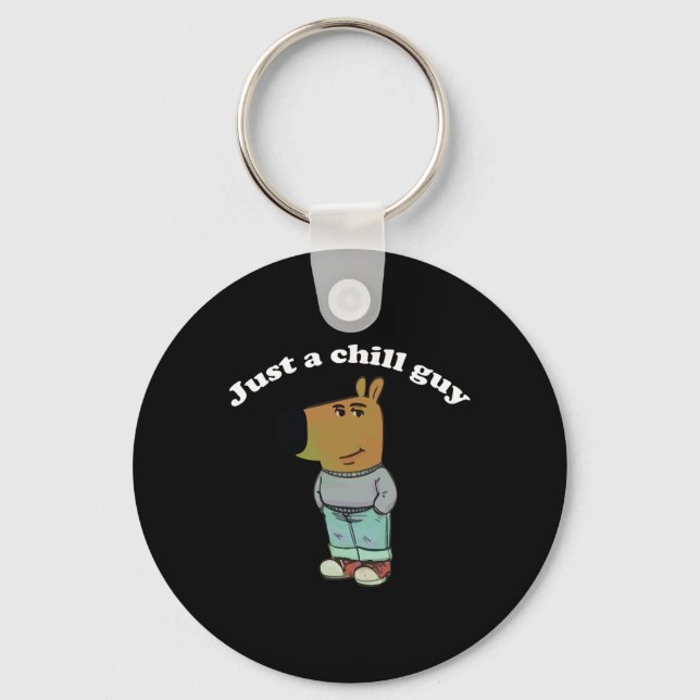 Chaveiro Enchimento de Presentes Engraçados de Meme do Cara (Frente)