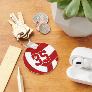 Chaveiro encomendas em massa de festas de vôlei branco-simp