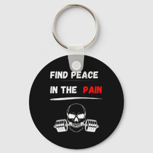 Chaveiro Encontre Paz Na Dor! Gym Motivation Bodybuilding