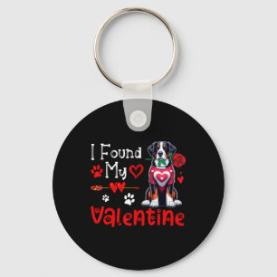 Chaveiro Encontrei meu valentim Greater Swiss Mountain Cute