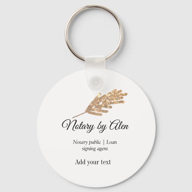 Chaveiro Endereço de adição do agente de assinatura de empr (Frente)