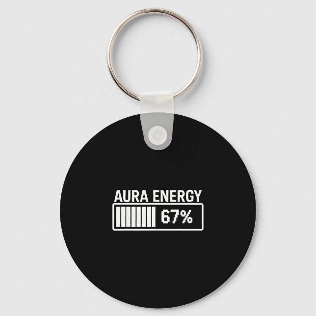 Chaveiro Energia Aura Em 67 Meme Divertido Seis Sete Geraçã (Frente)