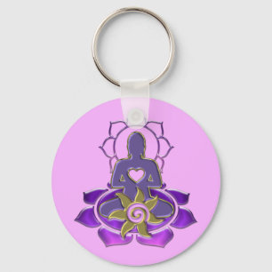Chaveiro Energia BUDHA ROSAS CLARO