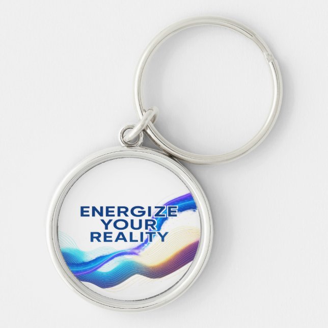 Chaveiro Energize Your Reality | Aluminum Keychain (Frente)
