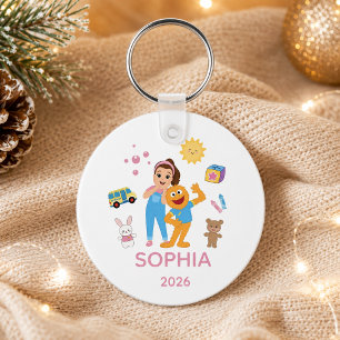 Chaveiro Enfeite Personalizado para Crianças, Sra. Rachel
