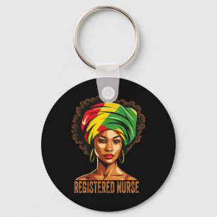 Chaveiro Enfermeira Afro-Americana Negra