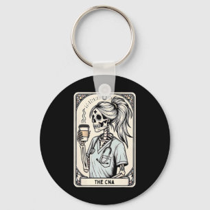 Chaveiro Enfermeira certificada Istant Tarot Card Skeleton