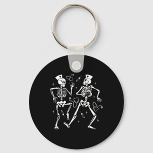Chaveiro Enfermeira dançando esqueleto Halloween Skeleton