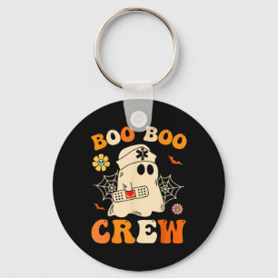 Chaveiro Enfermeira de Boo Camisa Fantasma Retro Halloween