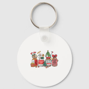 Chaveiro Enfermeira de Natal Engraçada Peppermint Mocha Pro