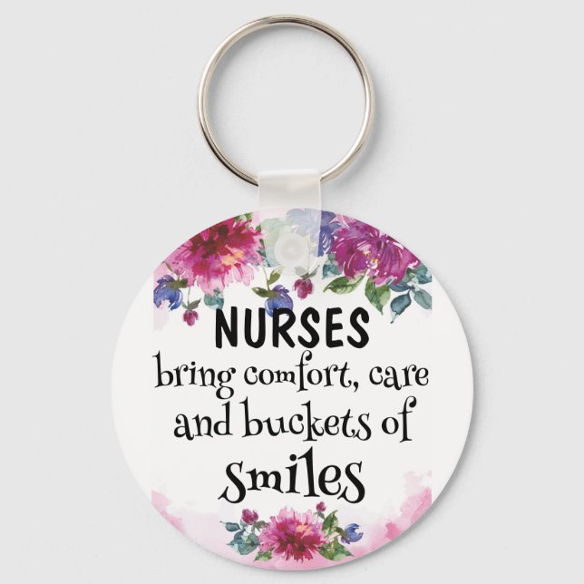 Chaveiro Enfermeira deixando a enfermeira obrigado, você ap (Frente)