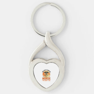 Chaveiro Enfermeira engraçada de Halloween Design médico vi