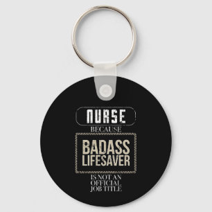 Chaveiro Enfermeira engraçada do RN LPN NP ER do Lifesaver