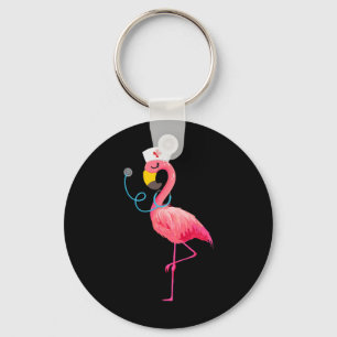 Chaveiro Enfermeira Flamingo - Enfermagem Enfermeira Encant