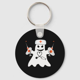 Chaveiro Enfermeira Ghost Lazy Halloween Enfermeira Diverti
