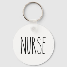 Chaveiro Enfermeira inspirada pela RAE DUNN