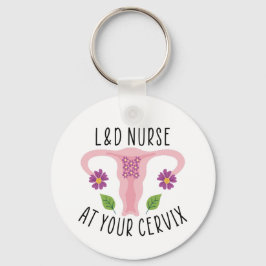 Chaveiro Enfermeira L&D no seu Enfermeiro Cervix, Trabalho 