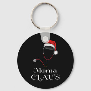 Chaveiro Enfermeira Natal Moma Claus Correspondendo Papais 