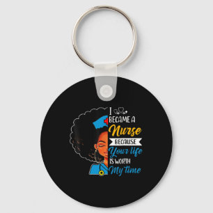 Chaveiro Enfermeira Negra Afro-Legal História Negra
