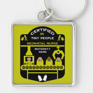 Chaveiro Enfermeira Neonatal Obrigado E Apoio Presente