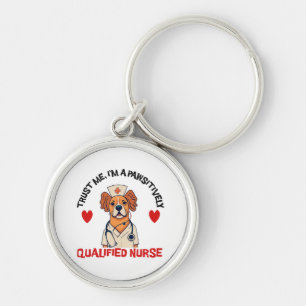 Chaveiro Enfermeira Qualificada Pawsitivamente