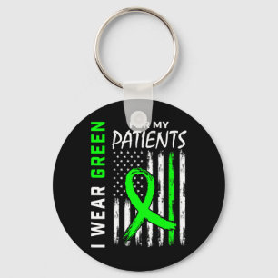Chaveiro Enfermeira Verde Para Os Meus Doentes Doença Renal