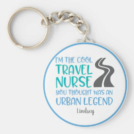 Chaveiro Enfermeira Viagem personalizada e engraçada Chavei