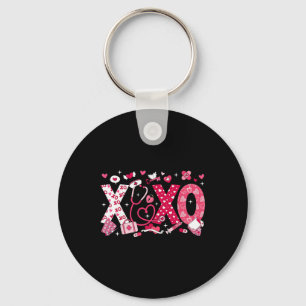 Chaveiro Enfermeira Xoxo Estetoscópio Dia dos Namorados Enf