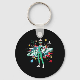 Chaveiro Enfermeiras Negras Rocham Camisa Super Hero Black