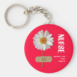 Chaveiro Enfermeiras são verdadeiros anjos. Smiling Daisy C