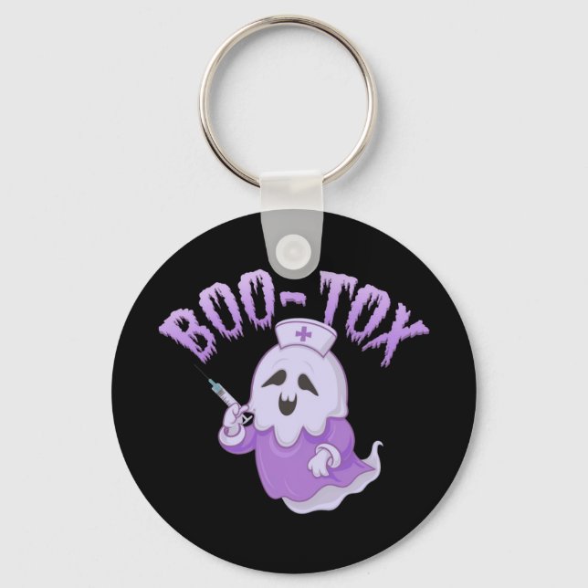 Chaveiro Enfermeiro Bonito Fantasma com Botox Injetável Eng (Frente)